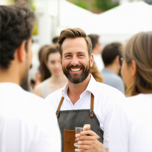 Community Engagement Boosts Local SEO Business owner participating in local community event to improve Google Maps ranking