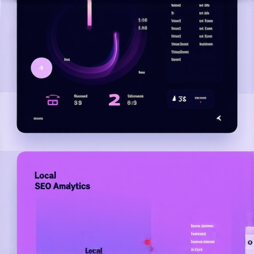 Dashboard displaying website speed and local SEO analytics.