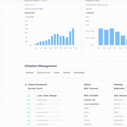 Local SEO Tools Dashboard Screenshot of a local SEO management dashboard showing analytics, citations, and review stats.