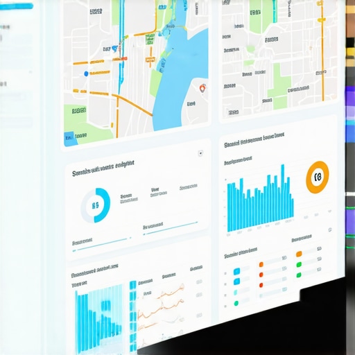 A detailed digital dashboard showcasing local SEO metrics and analytics for ongoing optimization.
