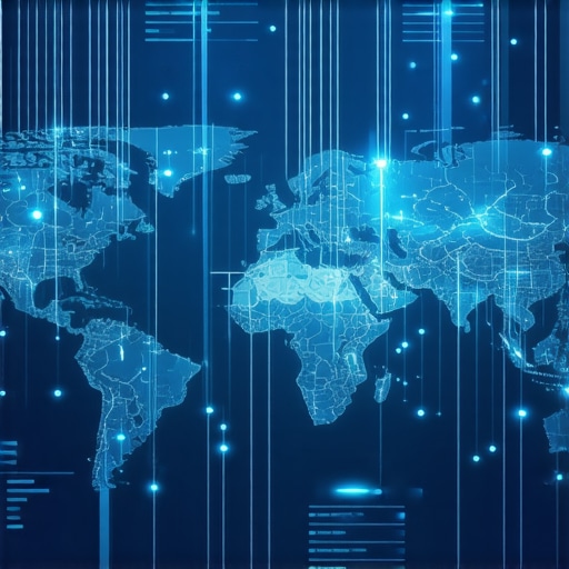 Digital illustration of interconnected signals boosting Google Maps rankings.